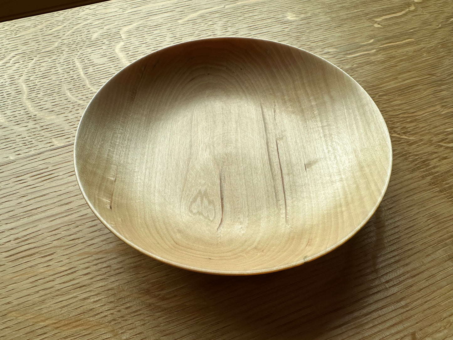 Basswood Shallow Bowl