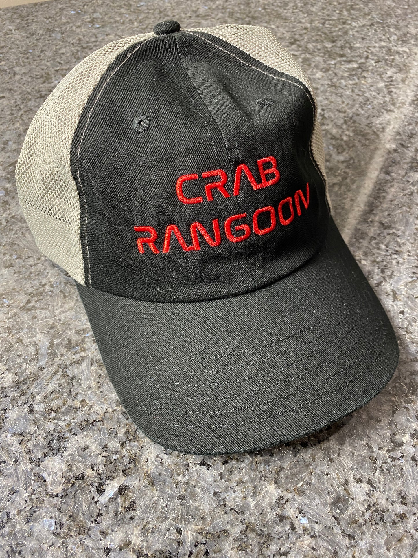 Crab Rangoon NASA Script Hat