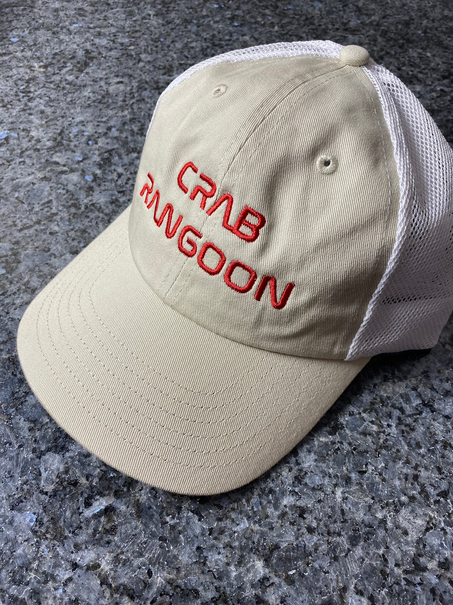 Crab Rangoon NASA Script Hat