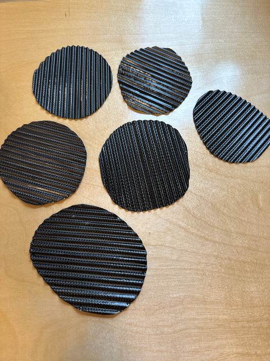 Carbon Fiber Potato Chip Coaster