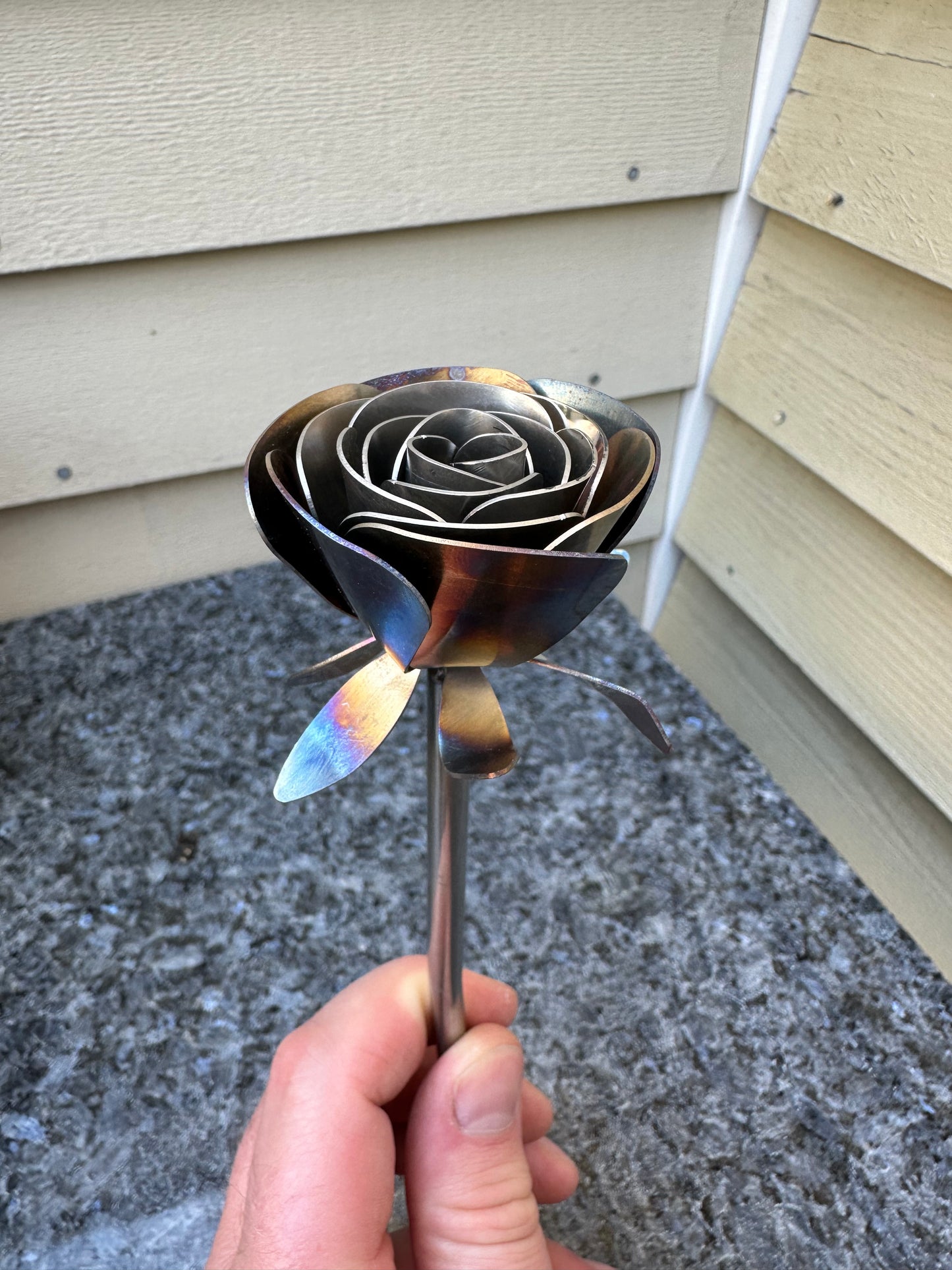 Stainless Steel Rose