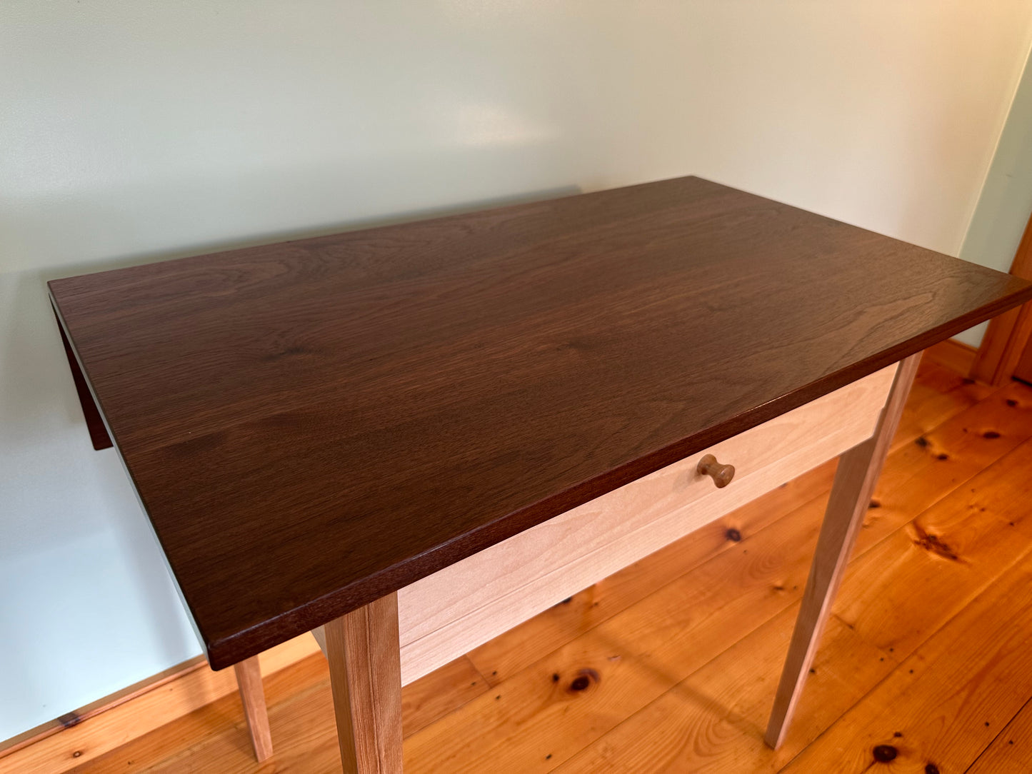 Drop Leaf Table with Drawer