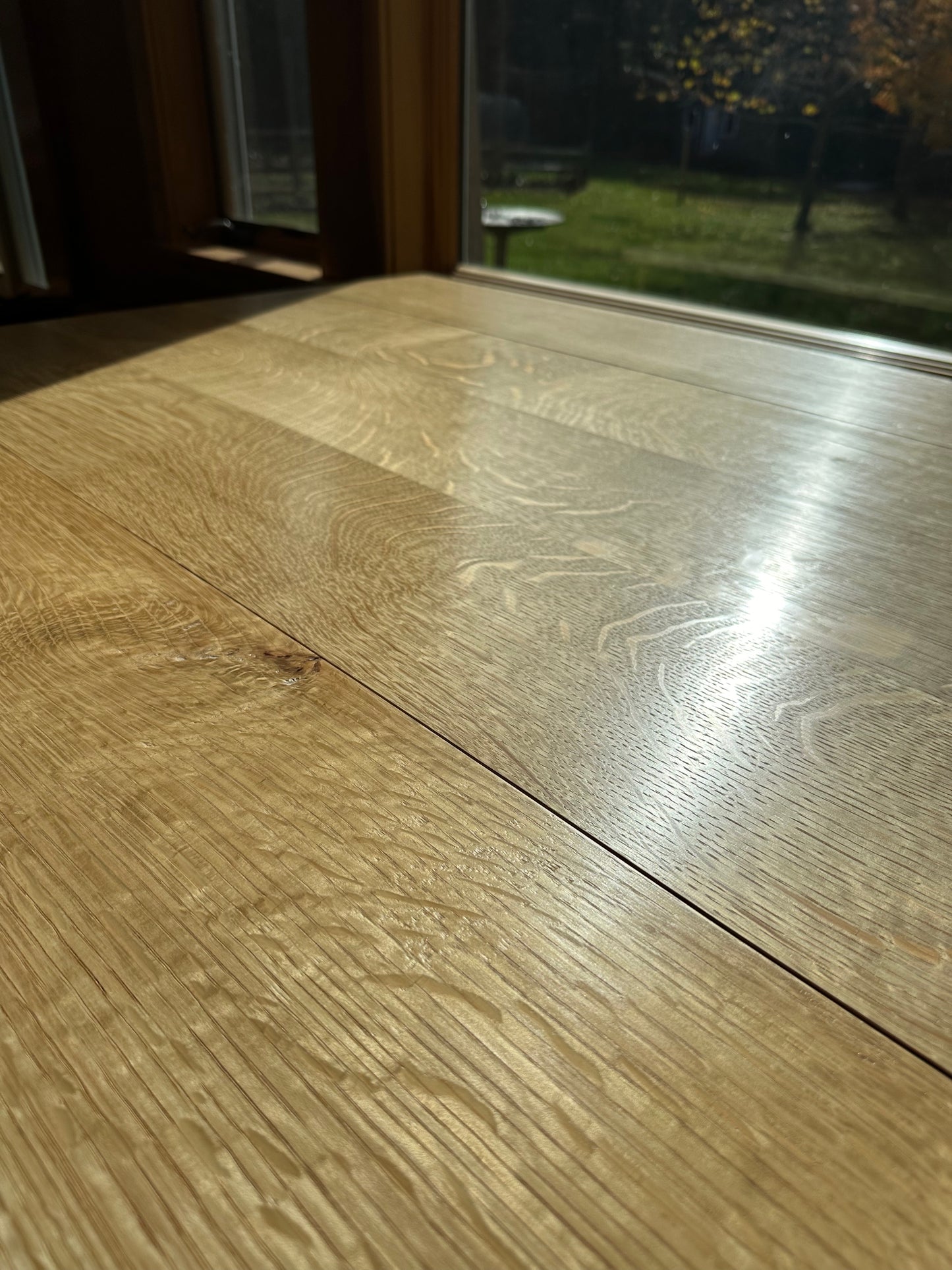 Splay Leg, White Oak Drop Leaf Table