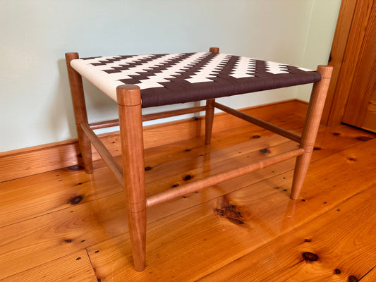 Boot Stool, Brown & Natural