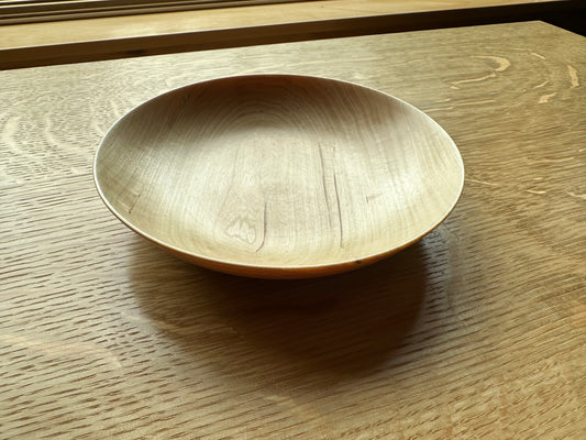 Basswood Shallow Bowl